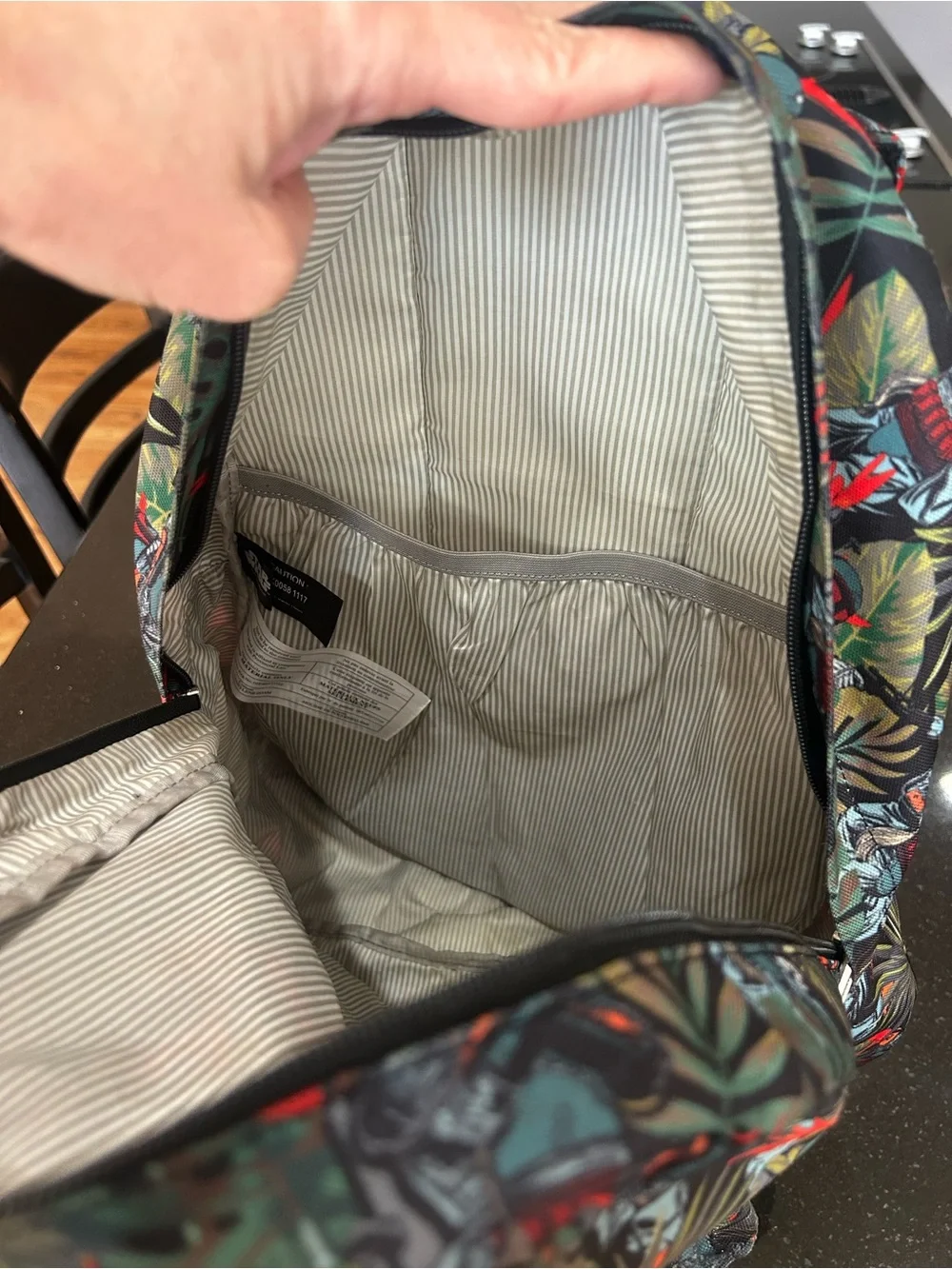 Star Wars Boba Fett Tropical Print Backpack - Green/Black/Red